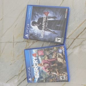 PS4 Uncharted4 and FarCry4 Bundle